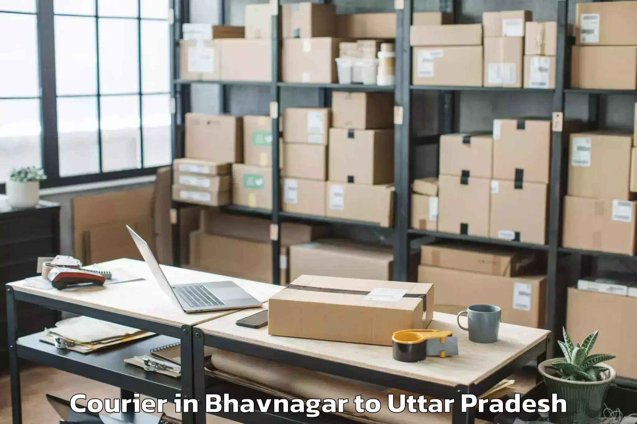 Professional Bhavnagar to Vrindavan Courier